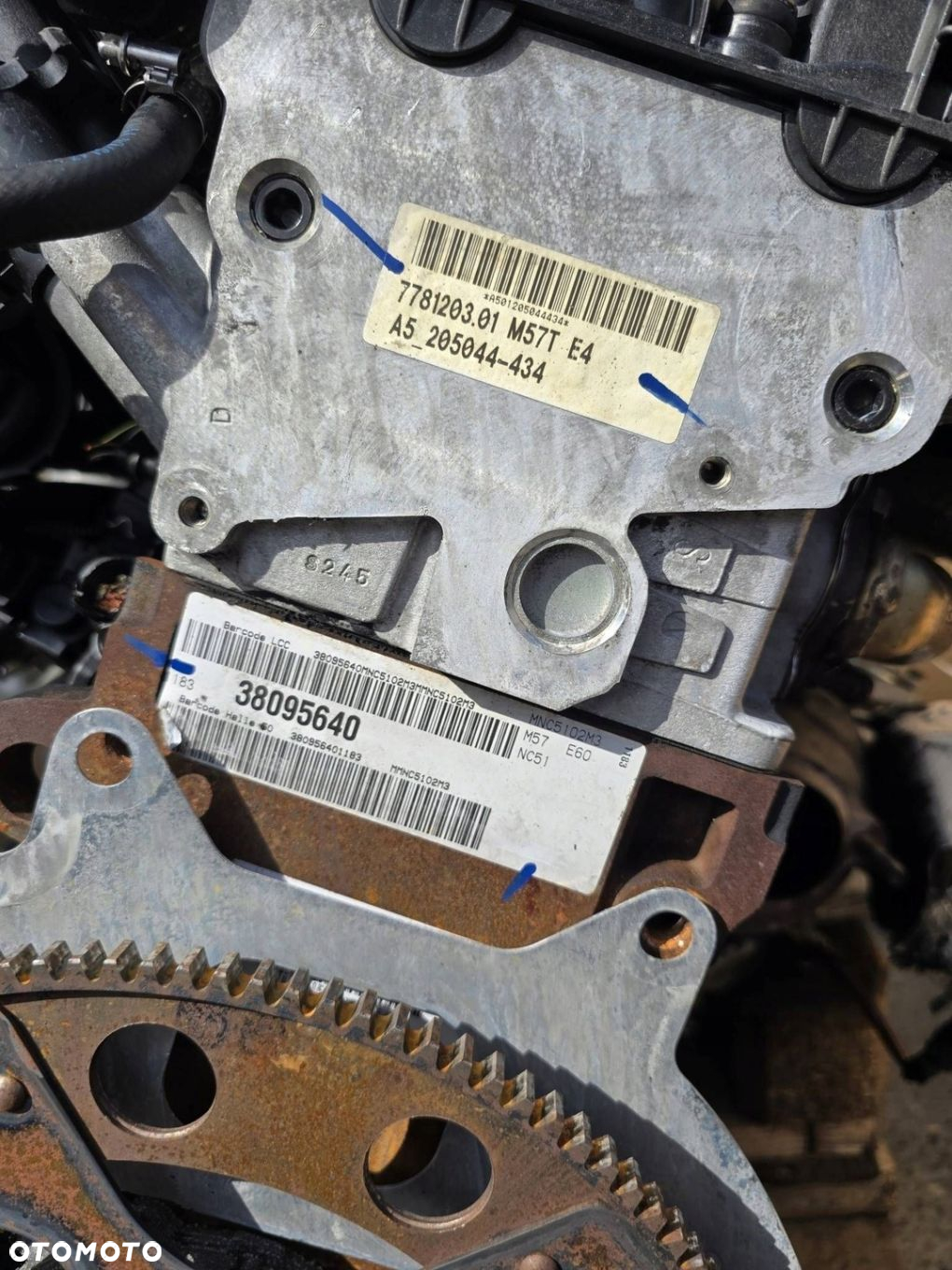 SILNIK KOMPLETNY BMW E60 E61 3.0D M57D30 NR MAG 246N - 5
