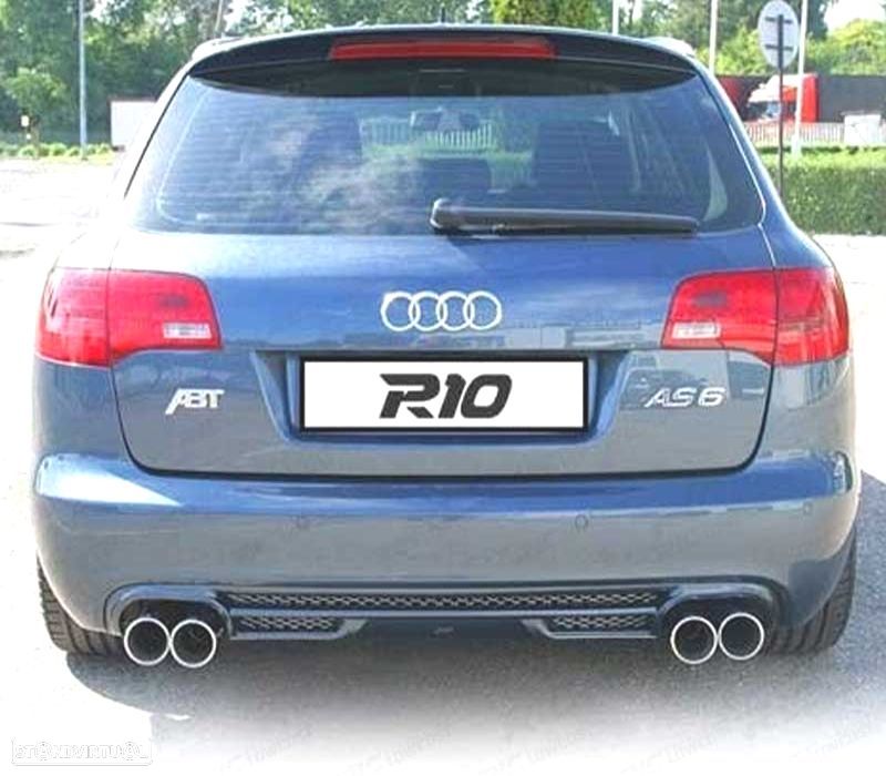 DIFUSOR TRASEIRO AUDI A6 C6 4F 04-08 LOOK ABT - 2