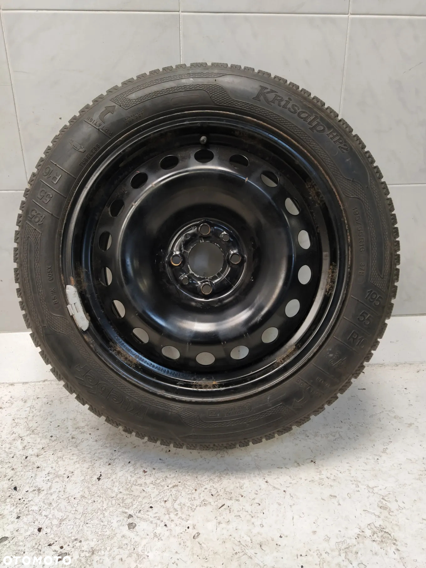 ALFA ROMEO 7x16 FELGI STALOWE R16 ET39 4x98 OPONY KLEBER 195/55 KOŁA ZIMA BIEŻNIK ok 6.70mm KOŁPAKI ALFA ROMEO - 10