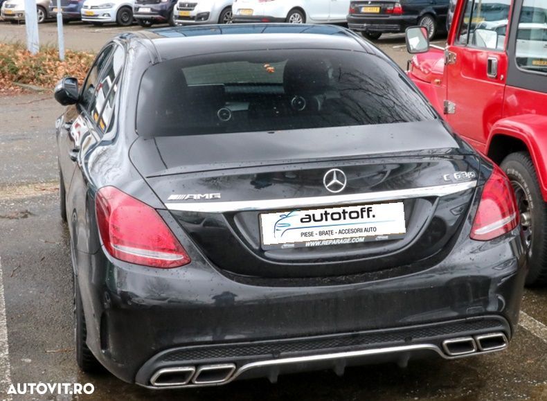 Difuzor bara spate Mercedes W205 C-Class (14-18) C63 Chrome Design - 4
