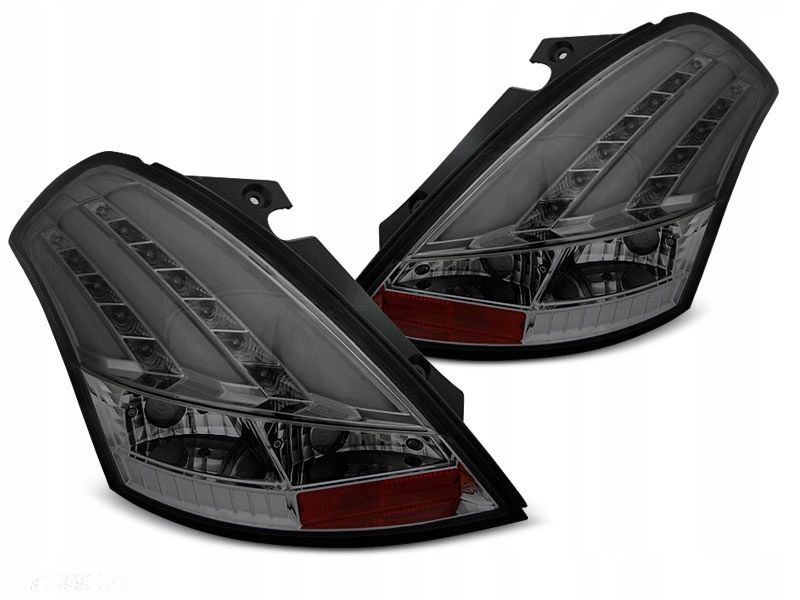 LAMPY DIODOWE SUZUKI SWIFT V 10-17 SMOKE LED BAR - 1