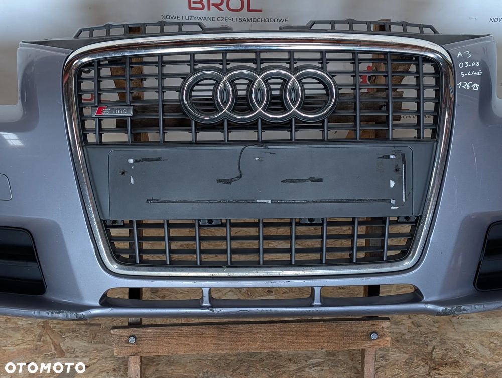 ZDERZAK PRZEDNI AUDI A3 8P 05-08 S-LINE  LY7H - 3