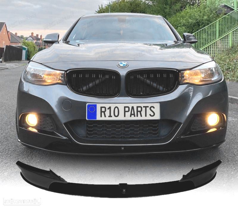 SPOILER LIP BMW SÉRIE 3 GT F34 13-19 LOOK M PERFORMANCE PRETO - 1