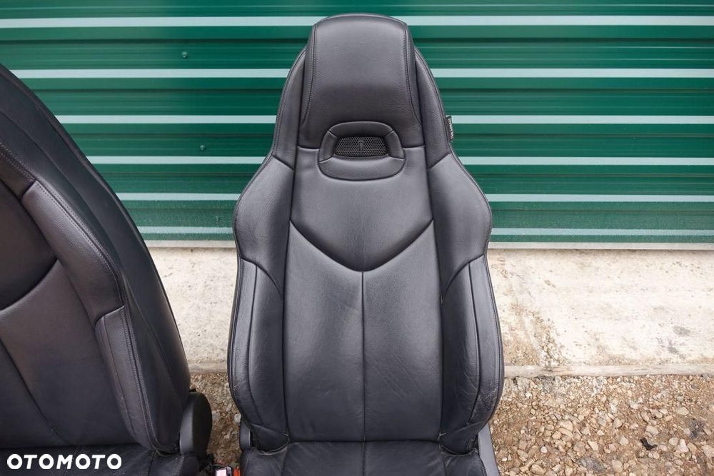 FOTEL FOTELE KANAPA KPL CZARNA SKÓRA SPORT PEUGEOT 307 CABRIO 3245233425 - 11