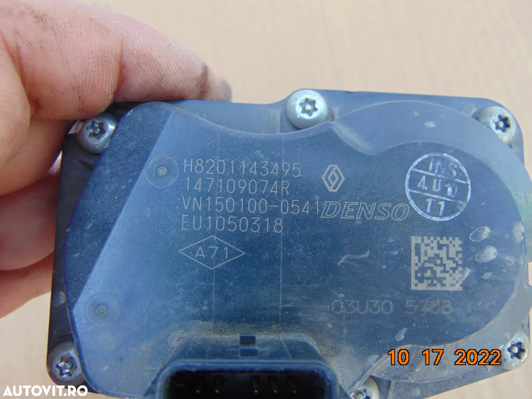 supapa EGR Renault 1.5 euro6 clio 4 megane captur kadjar Dacia duster logan mcv sandero lodgy dokke - 3