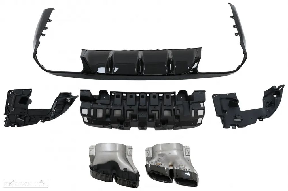 Difusor com Ponteiras Mercedes E C238 A238 (2016 a 2019) Look E63 - 8