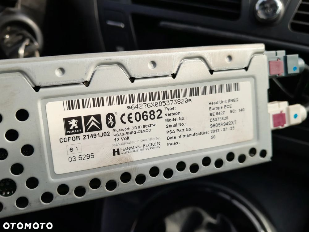 Radioodtwarzacz CD Nawigacja Bluetooth PEUGEOT Citroen C4 Picasso 06-13r. 98058942XT - 3