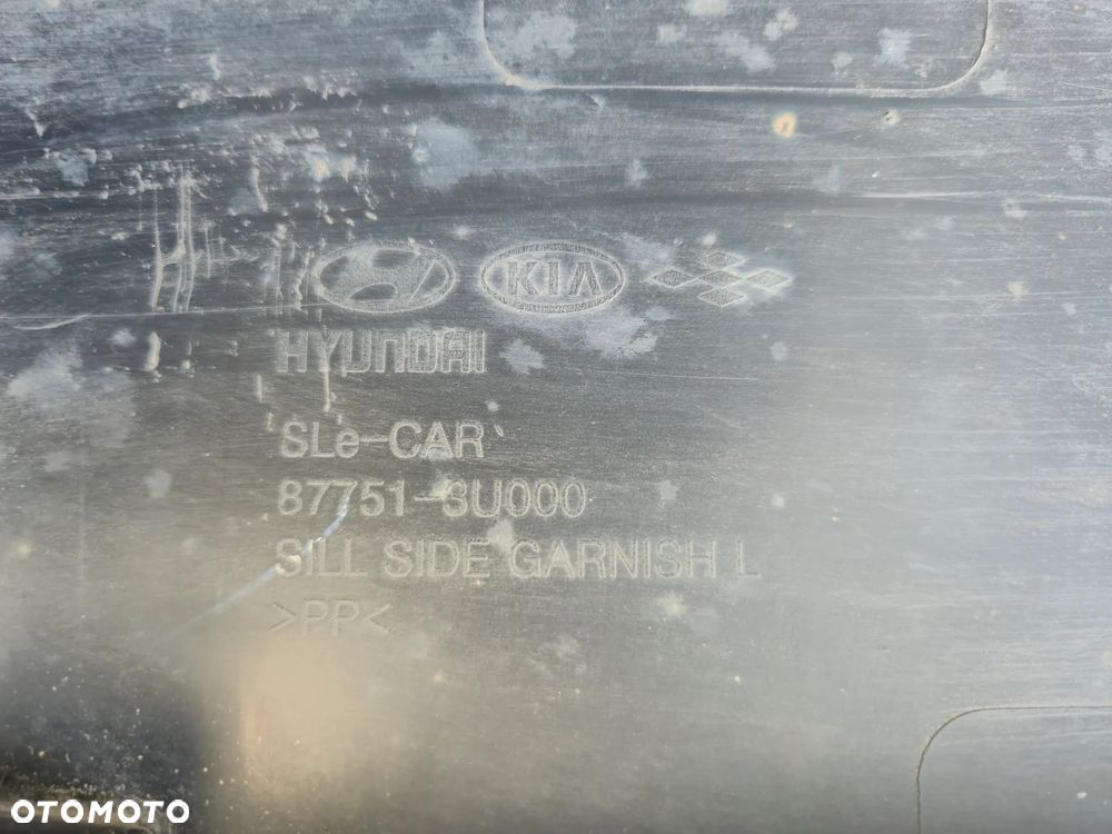 Nakładka listwa progowa próg lewy Kia Sportage III 87751-3U000 - 7