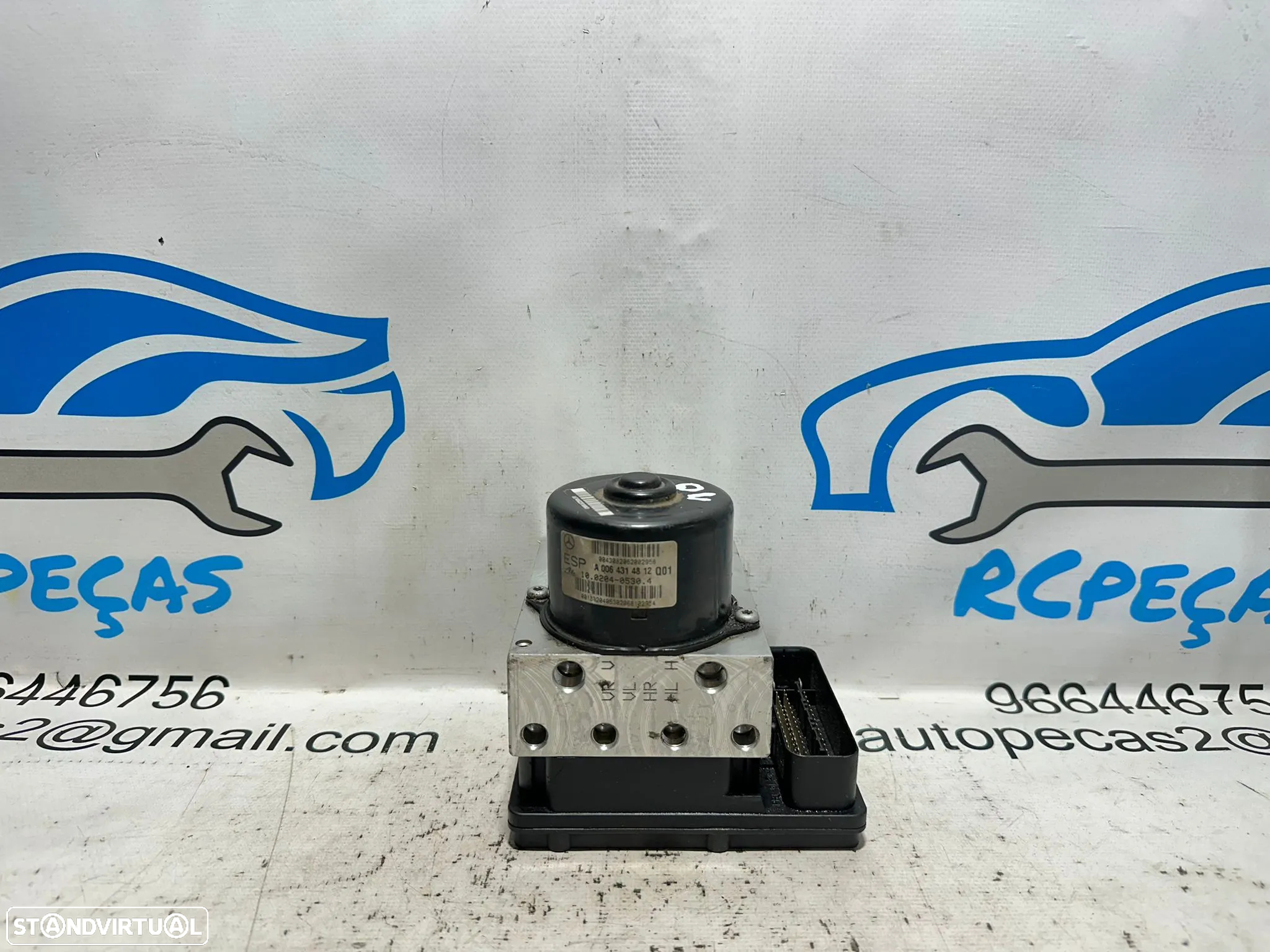 .Modulo ABS Bloco Hidráulico Mercedes Benz A 006 431 48 12 - 10.0204-0530.4 - 6