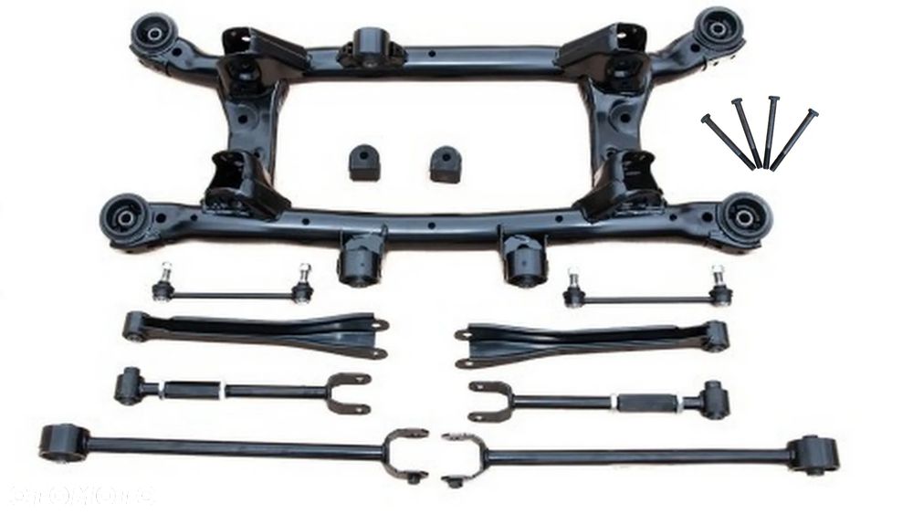 RAMA BELKA SANKI ZAWIESZENIE TYŁ HYUNDAI TUCSON 04-10 4WD + ŚRUBY - 1