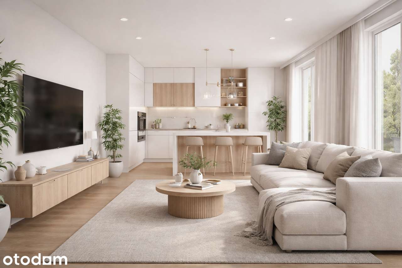 3 pokoje | Wygodny układ | 59 m² | Spokojna, zielona okolica | 0% PROW