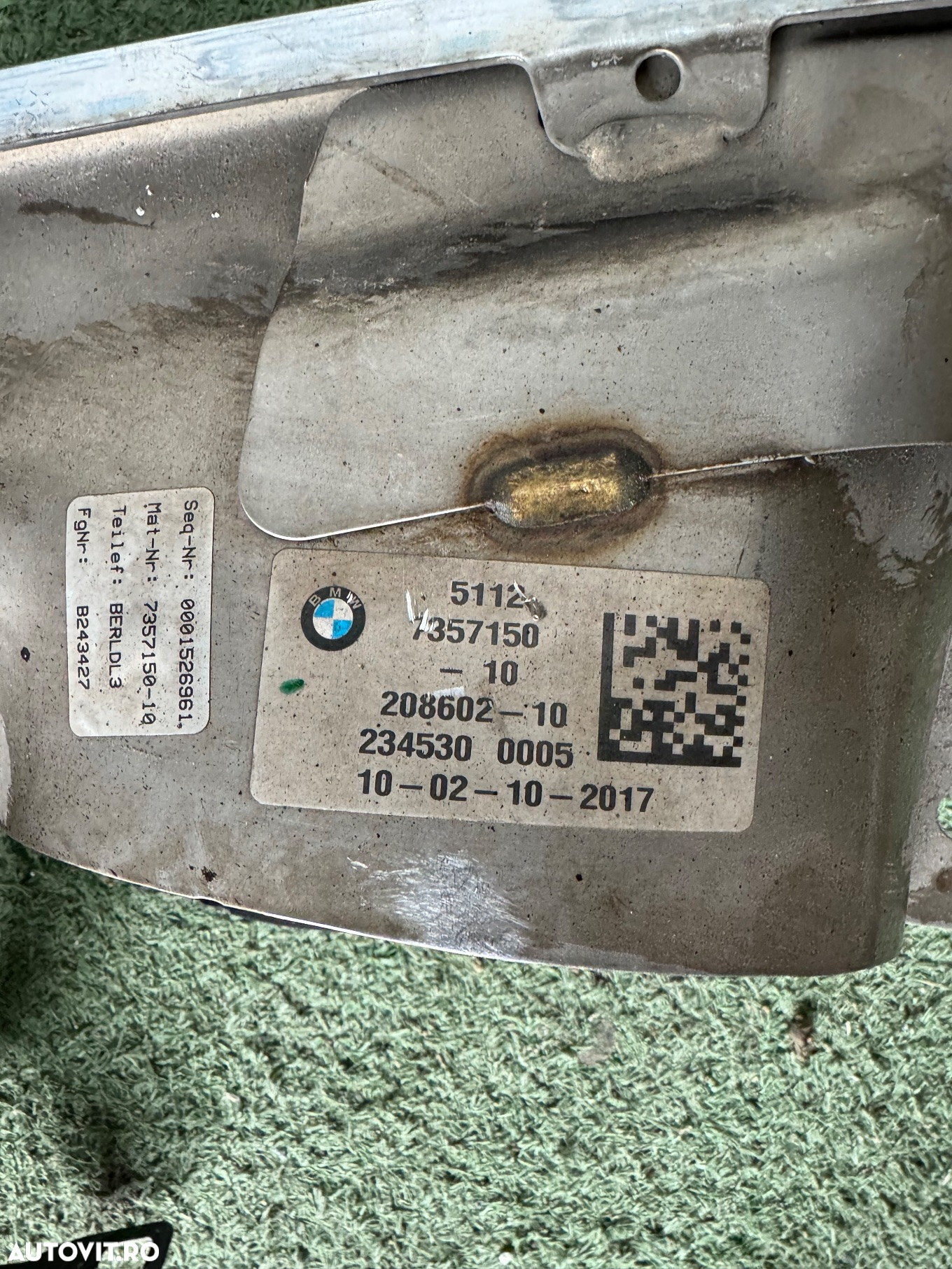 Bara spate Bmw seria 7 G11 G12 standard completa - 10