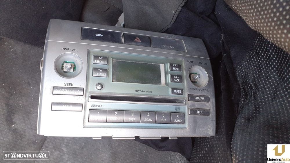 SISTEMA AUDIO / RADIO CD TOYOTA COROLLA VERSO 2005 - - 2