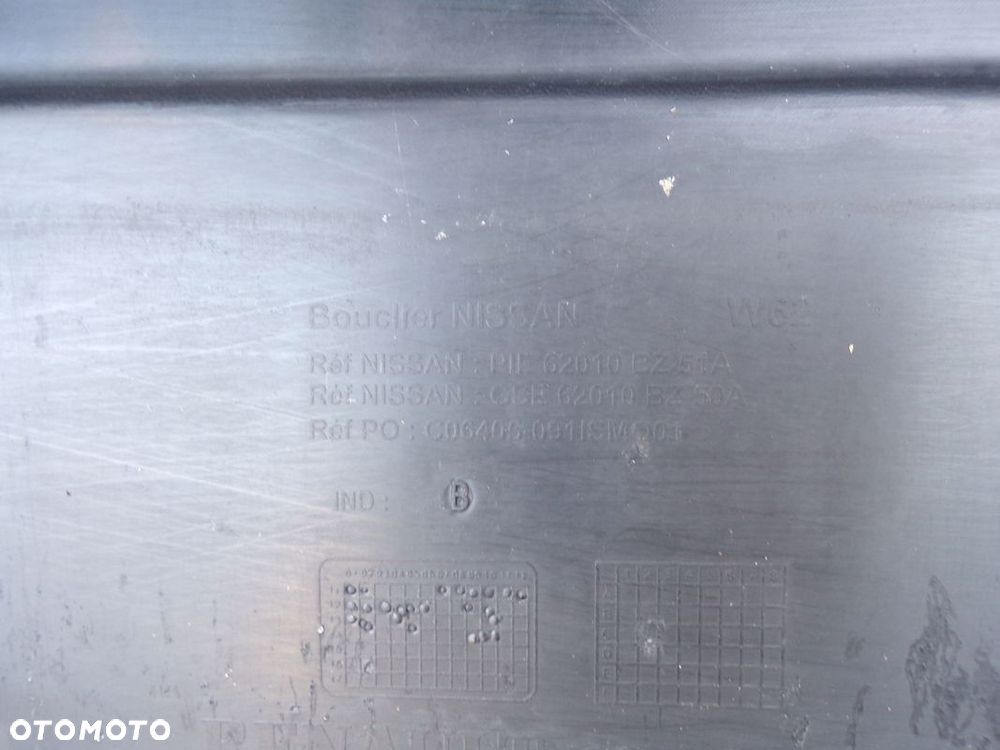 Nissan NV400 2010 - zderzak przód przedni ORYGINAŁ halogeny - 9