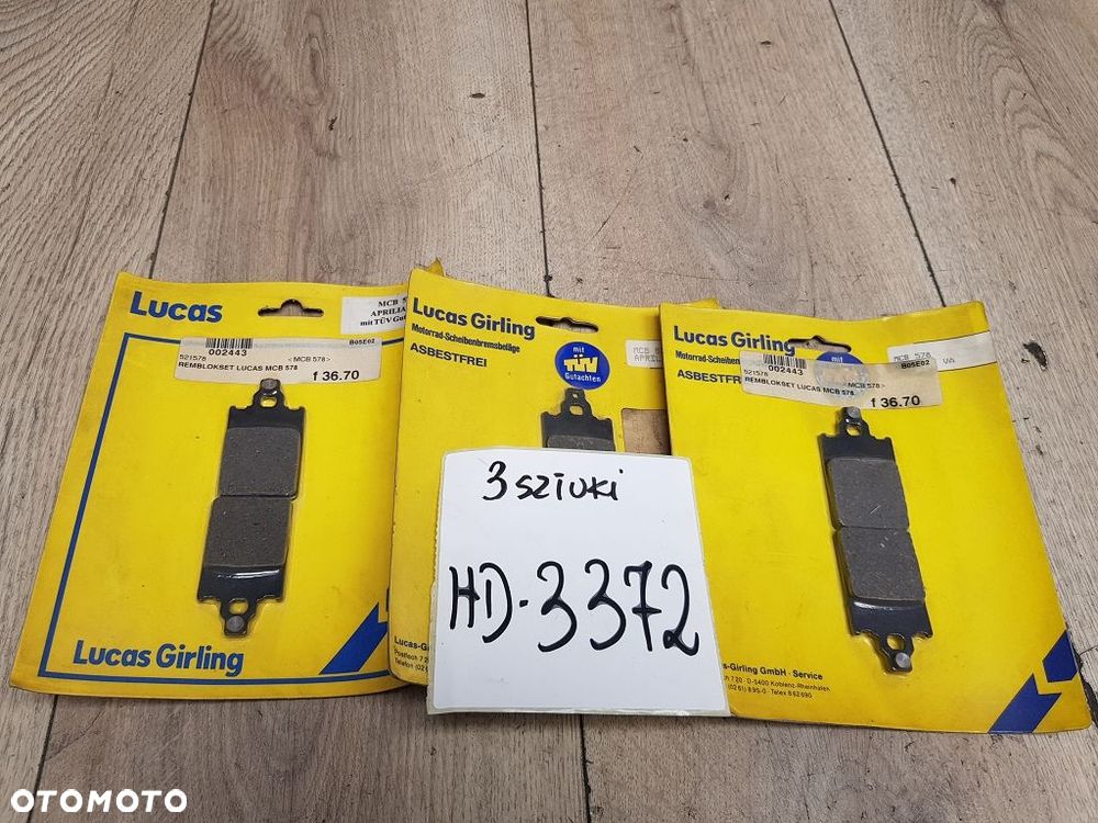 Klocki hamulcowe TRW-Lucas MCB 578 Aprilia Tuareg 50 Yamaha DT50 - 1