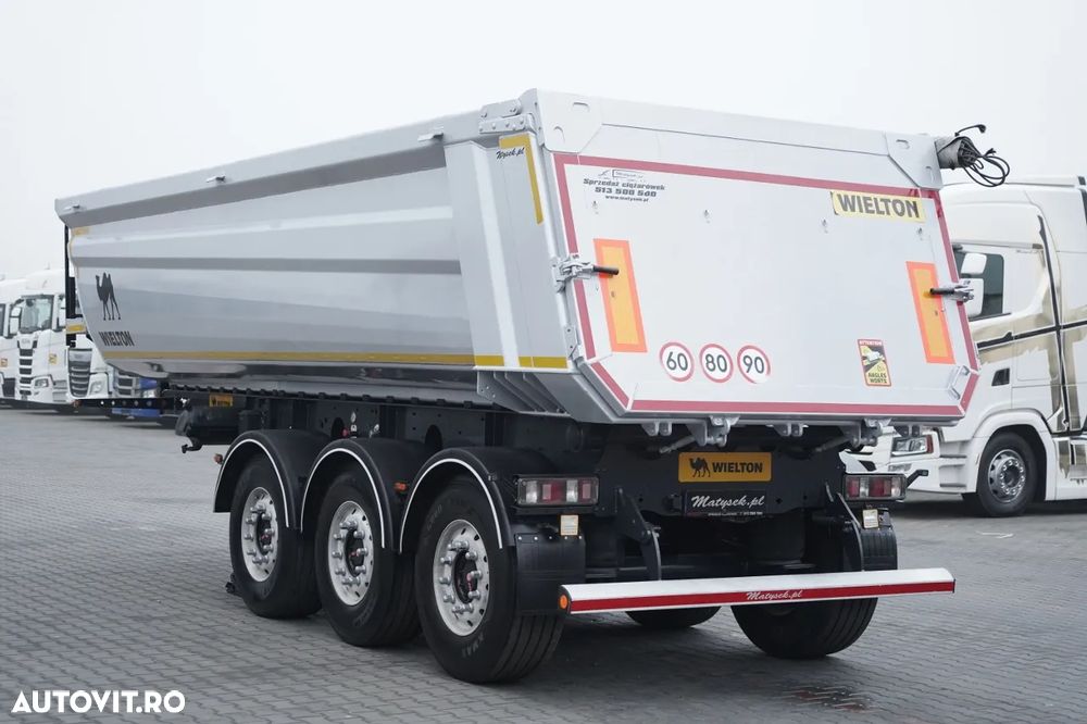 Wielton WIELTON / BASCULATOR / 26 M3 / GREUTATE: 4700 KG / CP CHUTTER / AXĂ RIDICATĂ / - 9
