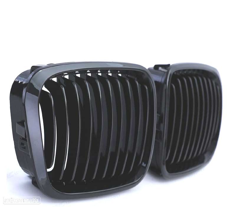 GRELHAS BMW E46 4P 98-01 PRETO BRILHANTE - 4
