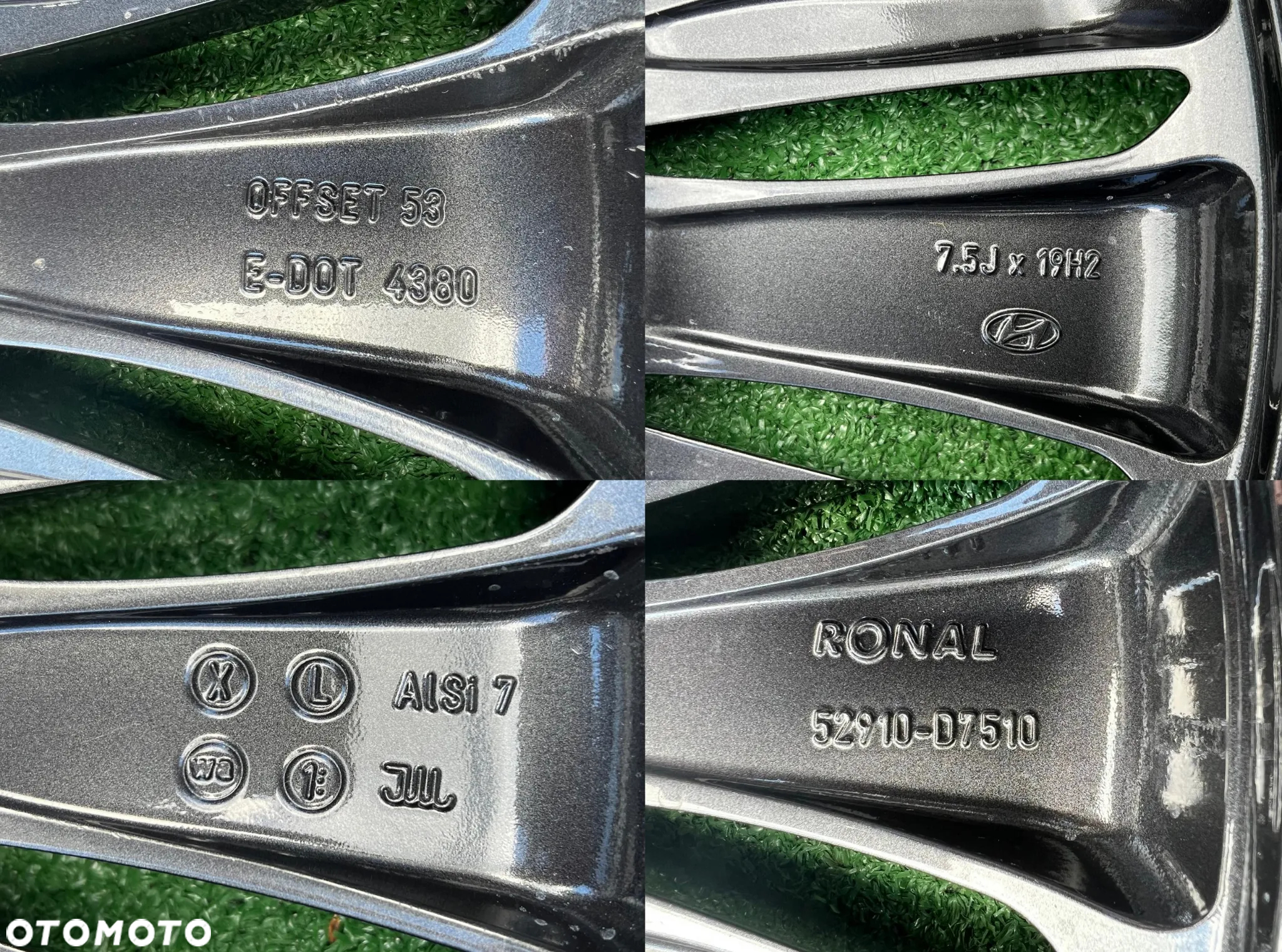 Hyundai Tucson ix35 Koło Felga z oponą 245/45 R19 W 98 W NOWA 52910D7510 - 3