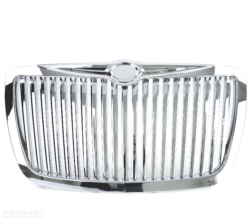 GRELHA FRONTAL CHRYSLER 300C 04-11 CROMADO - 3