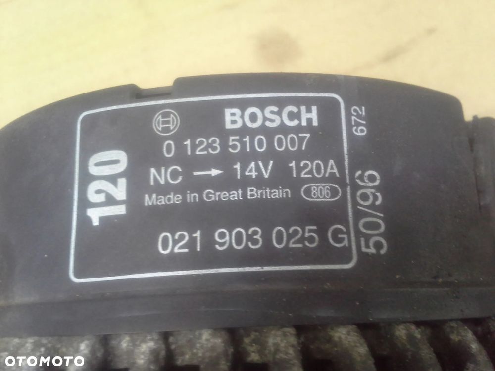 Volkswagen Sharan I 1.9 TDi alternator Bosch 120A 0123510007 021903025G - 10