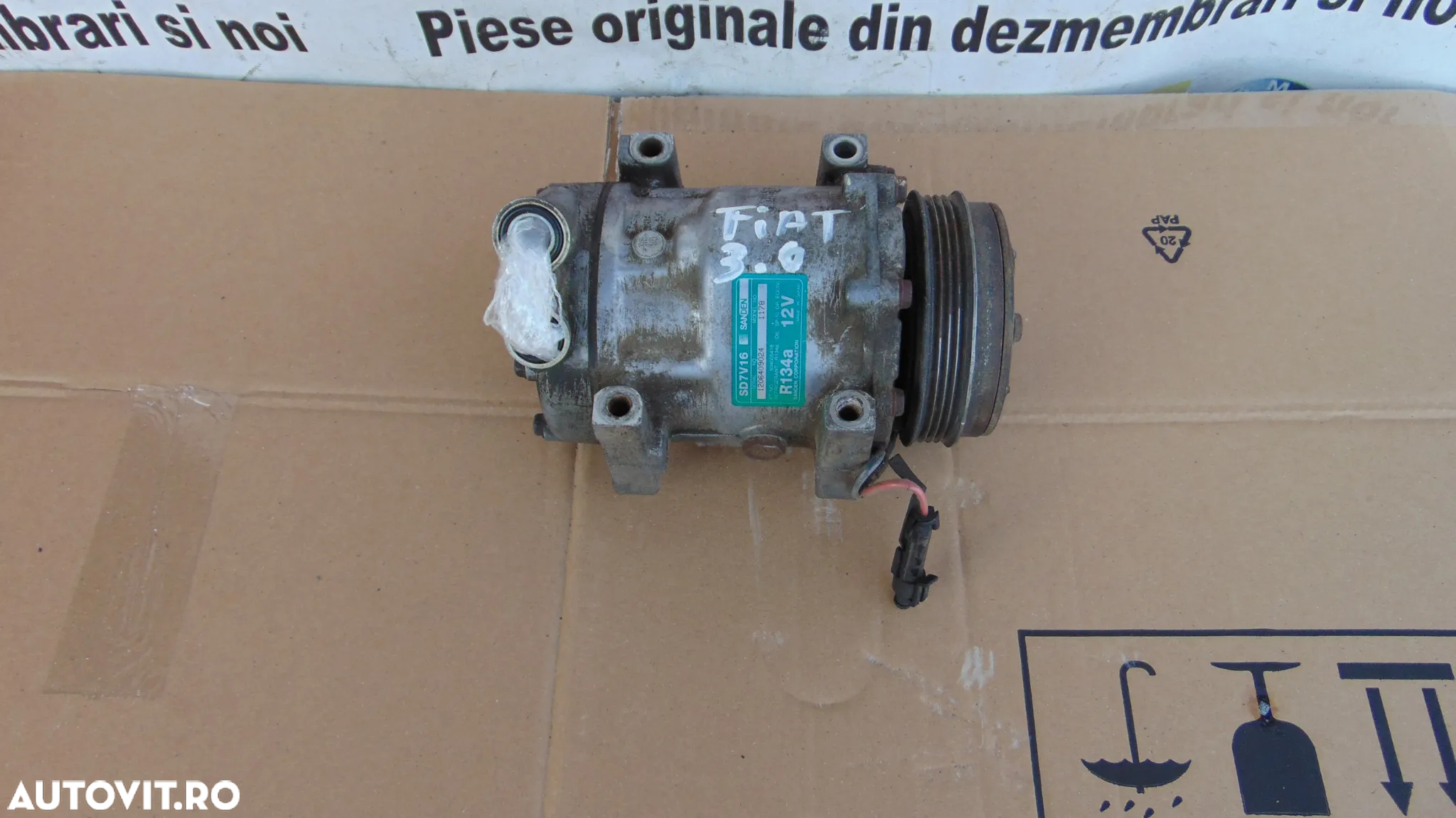 Compresor clima Fiat Ducato 3.0 2.3  Iveco Daily Citroen Jumper Peugeot boxer 3.0 - 2