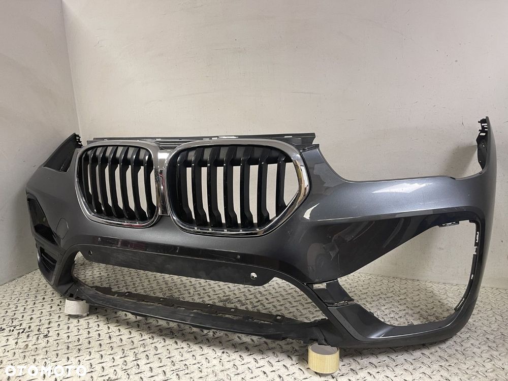 BMW X1 F48 LCI LIFT 19-22 ZDERZAK PRZEDNI PRZÓD SPOJLER KRATKA GRILL 7954205 - 3