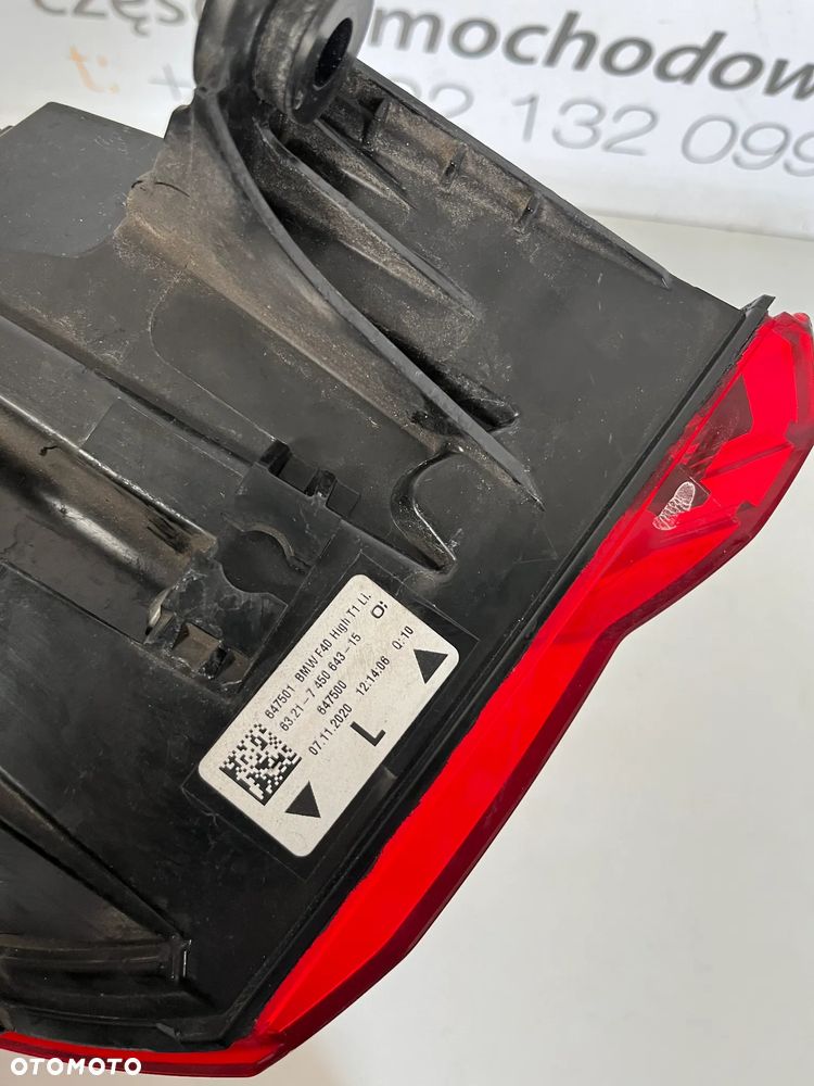 BMW 1 F40 lampa lewy tył LED 6321-7450643-15   2020ROK - 6