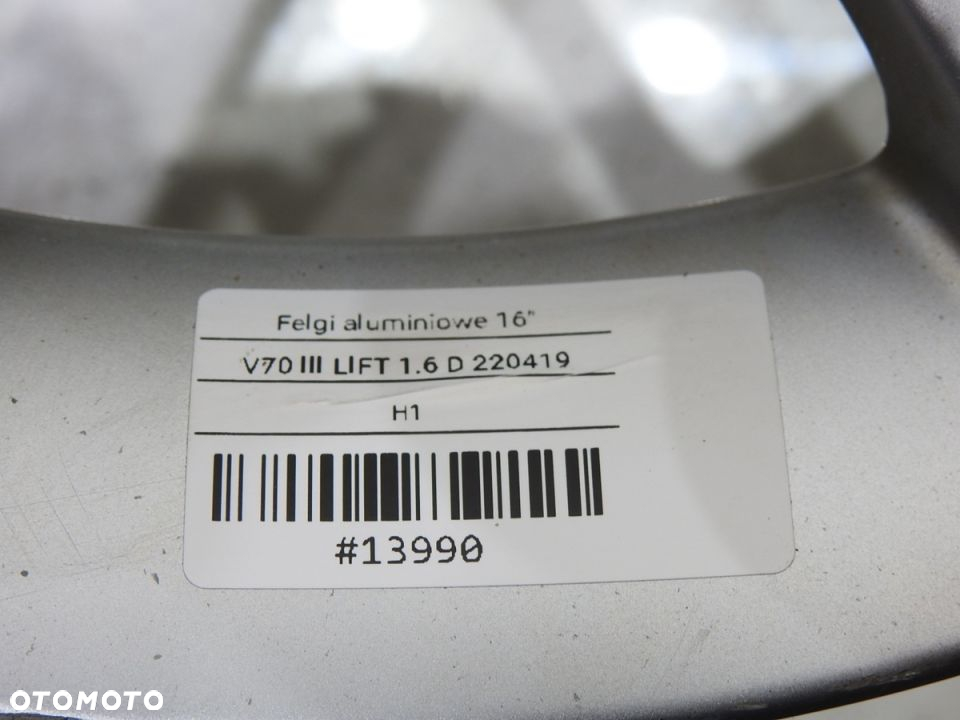 FELGA FELGI ALUMINIOWE 16 5x108 7J ET50 V70 III - 8