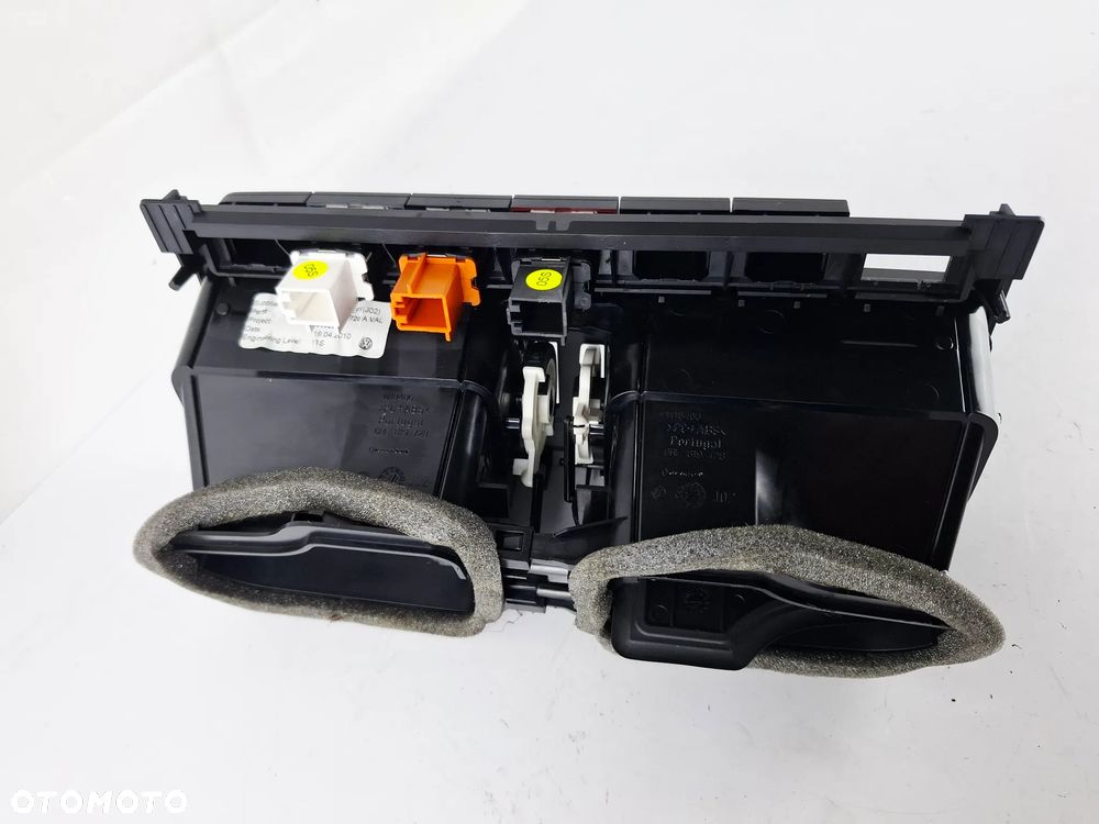 Kratka Nawiewu Wentylacji Środkowa Czarna Chrom VW Polo 6R 6RF819728 - 5