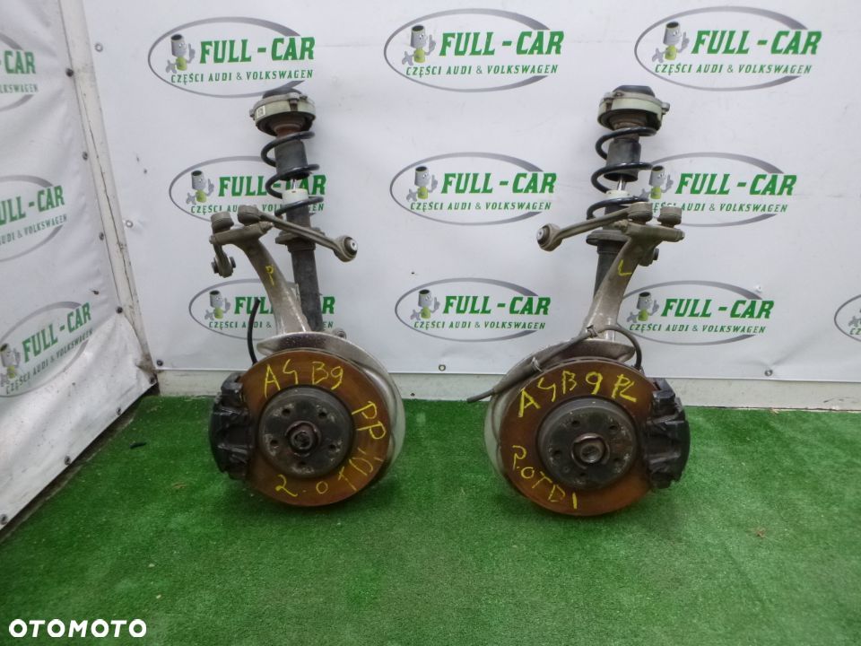 AUDI A4 B9 8W ZAWIESZENIE ZWROTNICA MCPHERSON KOMPLETNIE LEWE PRAWE 8W0407559 8W0407560 - 1