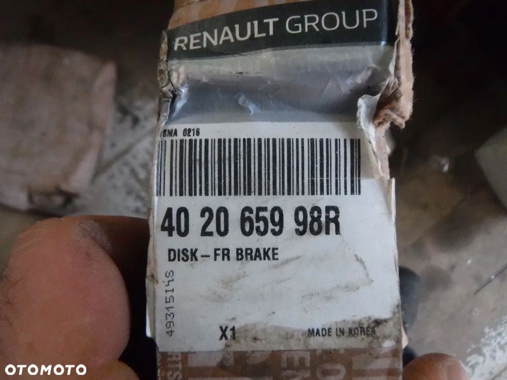 renault koleos ii x trail  tarcze hamulcowe przód 320mm nowe oryginał - 1
