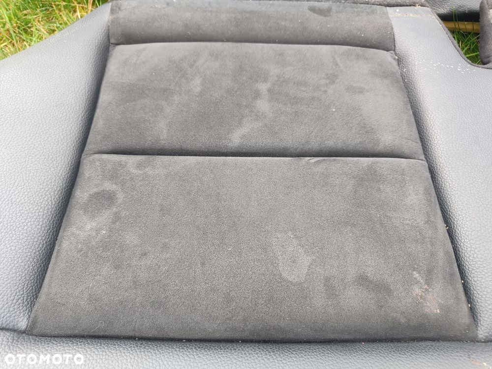 MERCEDES W212 AMG SEDAN KANAPA TYLNA BIAŁA NIĆ ALCANTARA - 3