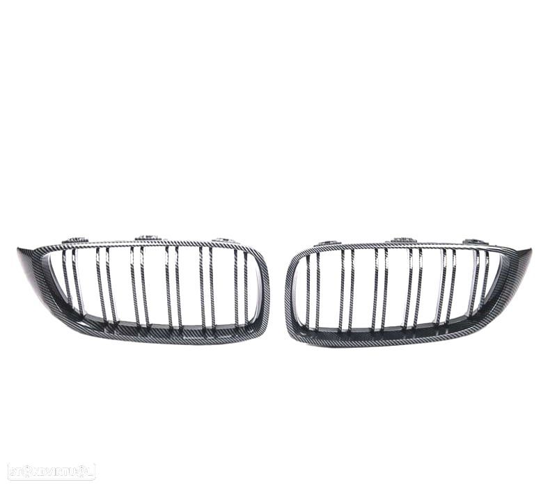 GRELHA FRONTAL BMW F32 F33 F36 CARBONO LOOK M - 1