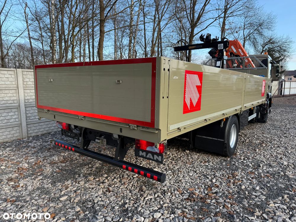 MAN TGS TGL * 4x2* *TGM 15.250 + DŻWIG KRAN HDS ATLAS 96.3E  WYSÓW 10,2m* Kran* Sterowanie Radiowe* ROTATOR* Widły do PALET* + Skrzynia 6.5m* 111000km - JAK NOWY* z NIEMIEC - 8