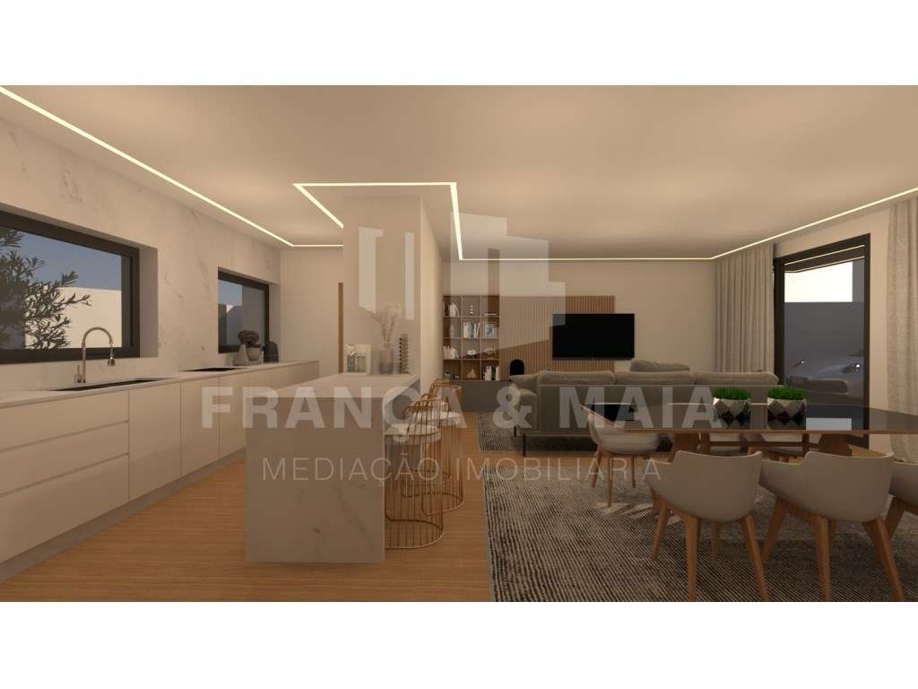 Moradia T3 em construção inserida no empreendimento Villas Mirante ... - Grande imagem: 2/20