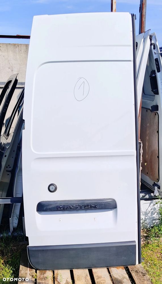 Drzwi LEWE BIAŁE Tył Tylne Wysokie H2 Renault Master Opel III 3 LIFT IV Movano 2010-2024 - 1