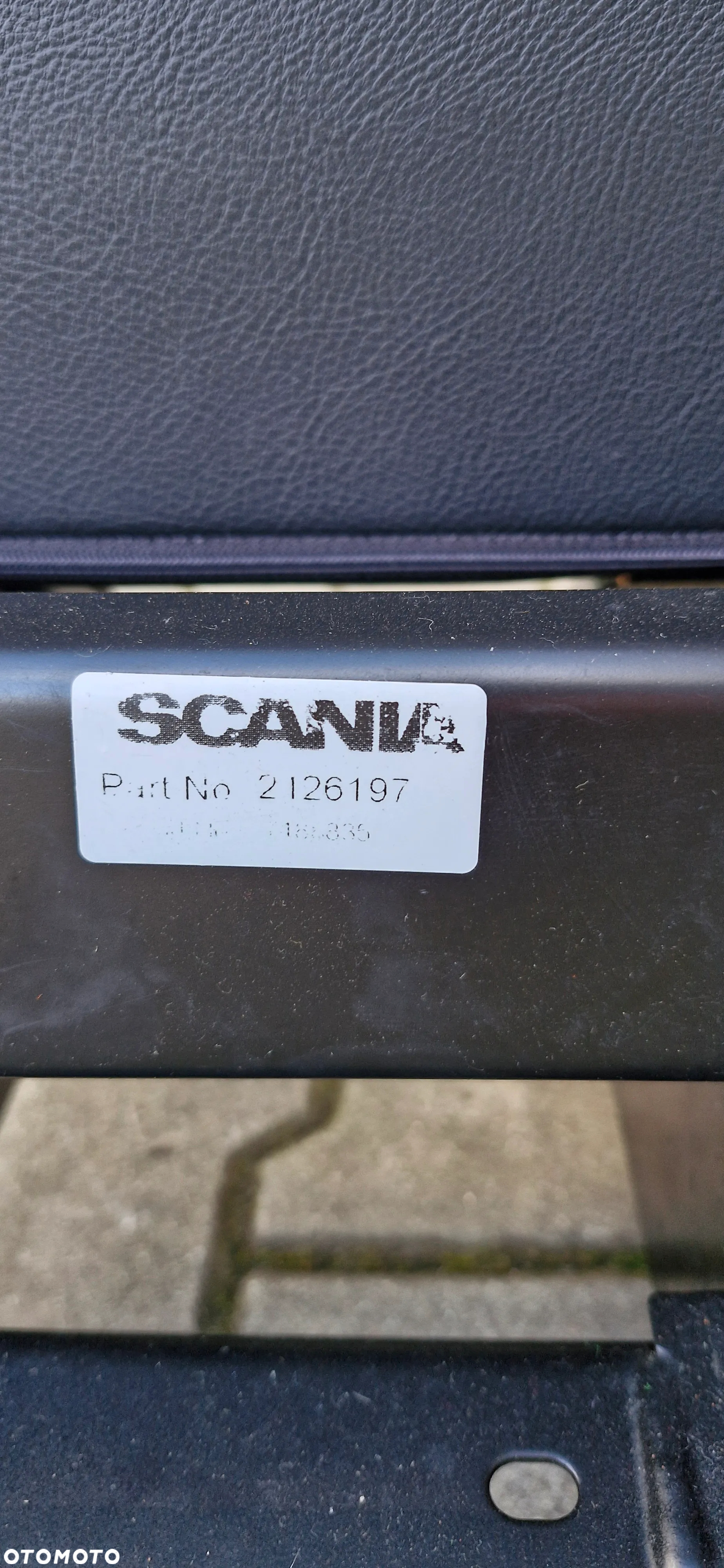 SCANIA R S FOTEL ŚRODKOWY 2126197 - 6