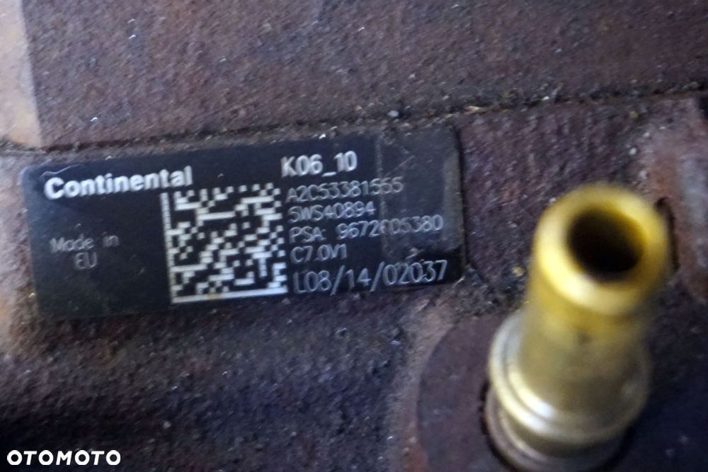 POMPA WTRYSKOWA 308 I T7 1.6 HDI 9672605380 A2C53381555 5WS40894 PEUGEOT 2007-2011 - 4