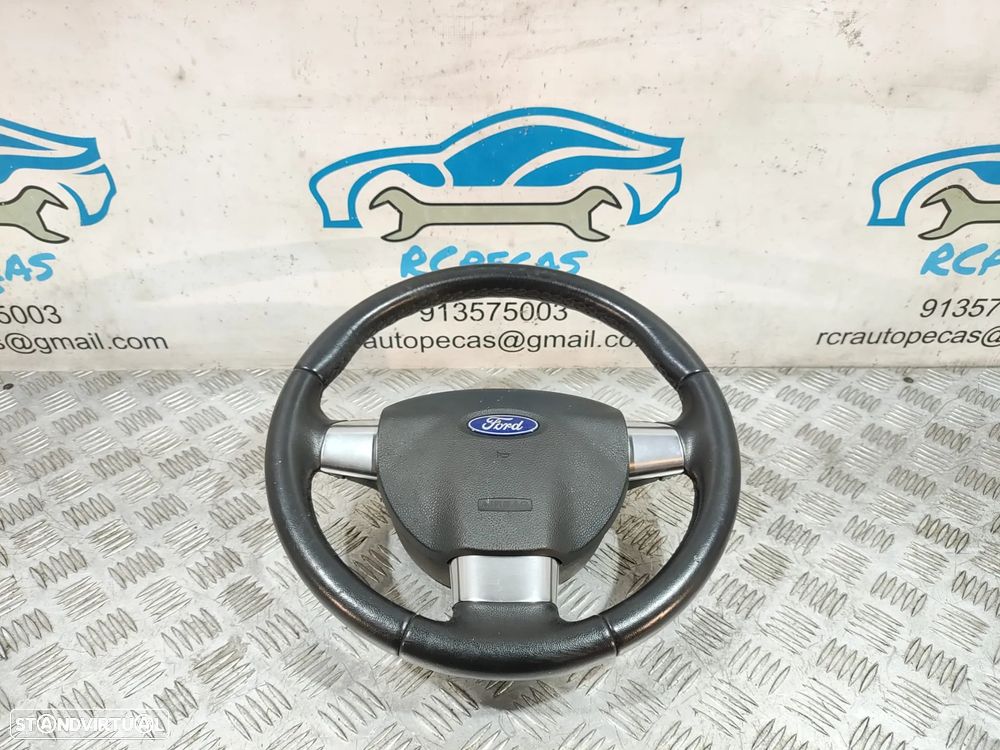Volante Completo em Pele Ford Focus 2 Mk2 3 Braços - 11