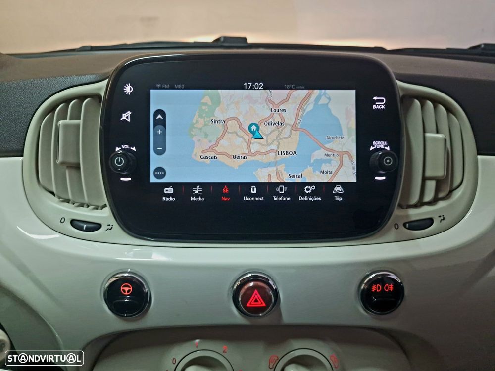 Fiat 500C 1.2 Lounge Dualogic - 34