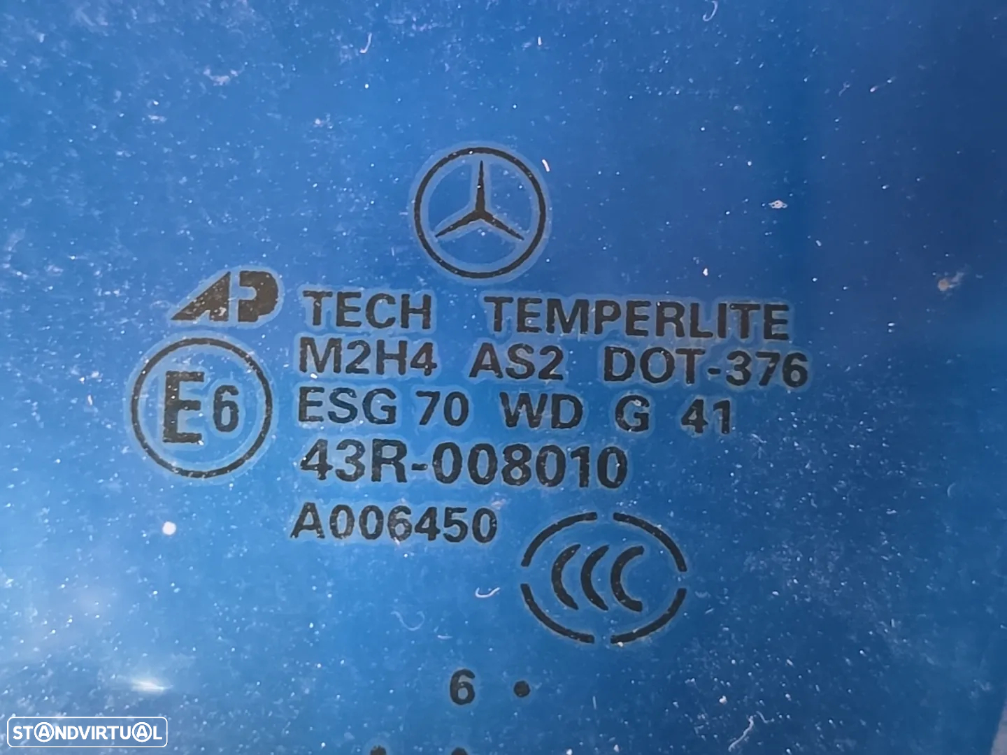 Vidro da porta frente esquerda vidro laterais para mercedes w164 Ml Gl 2006- - 4
