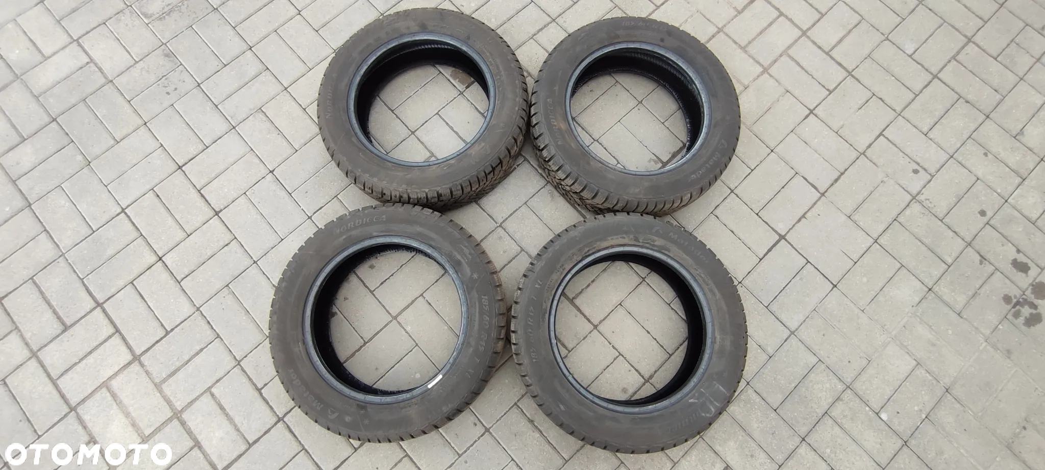 OPONY ZIMOWE 185/60R15 MATADOR NORDICCA (2622) ZIMA KOMPLET - 2