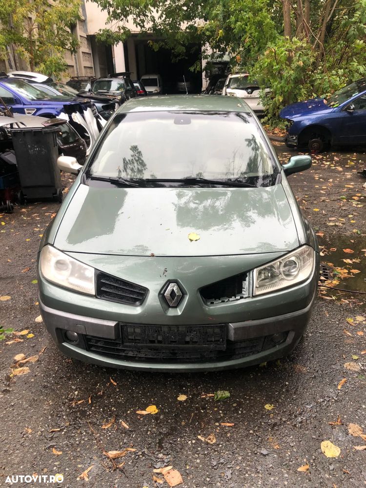 Dezmembrez Renault Megane II facelift verde 1,5 dci Euro 4 2007 - 2