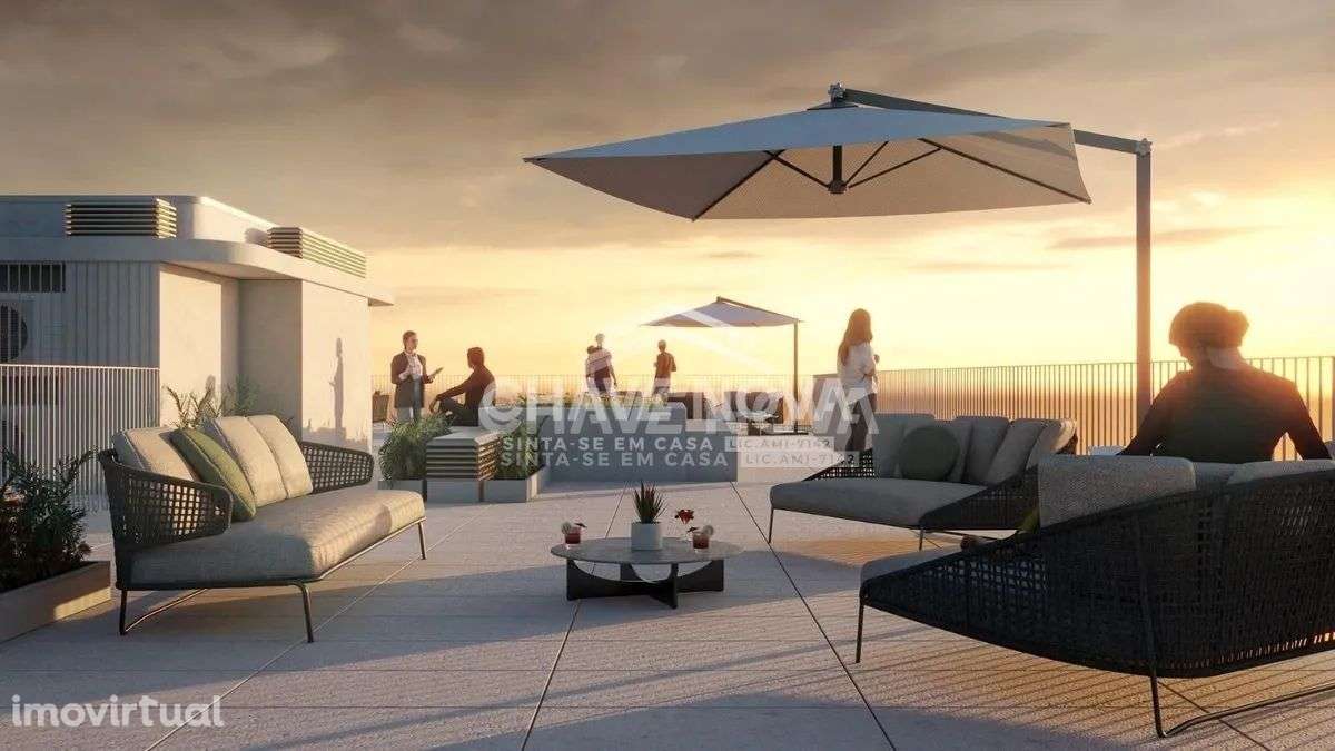 T3 Novo c/ Garagem Box e Rooftop na Madalena - Grande imagem: 4/23