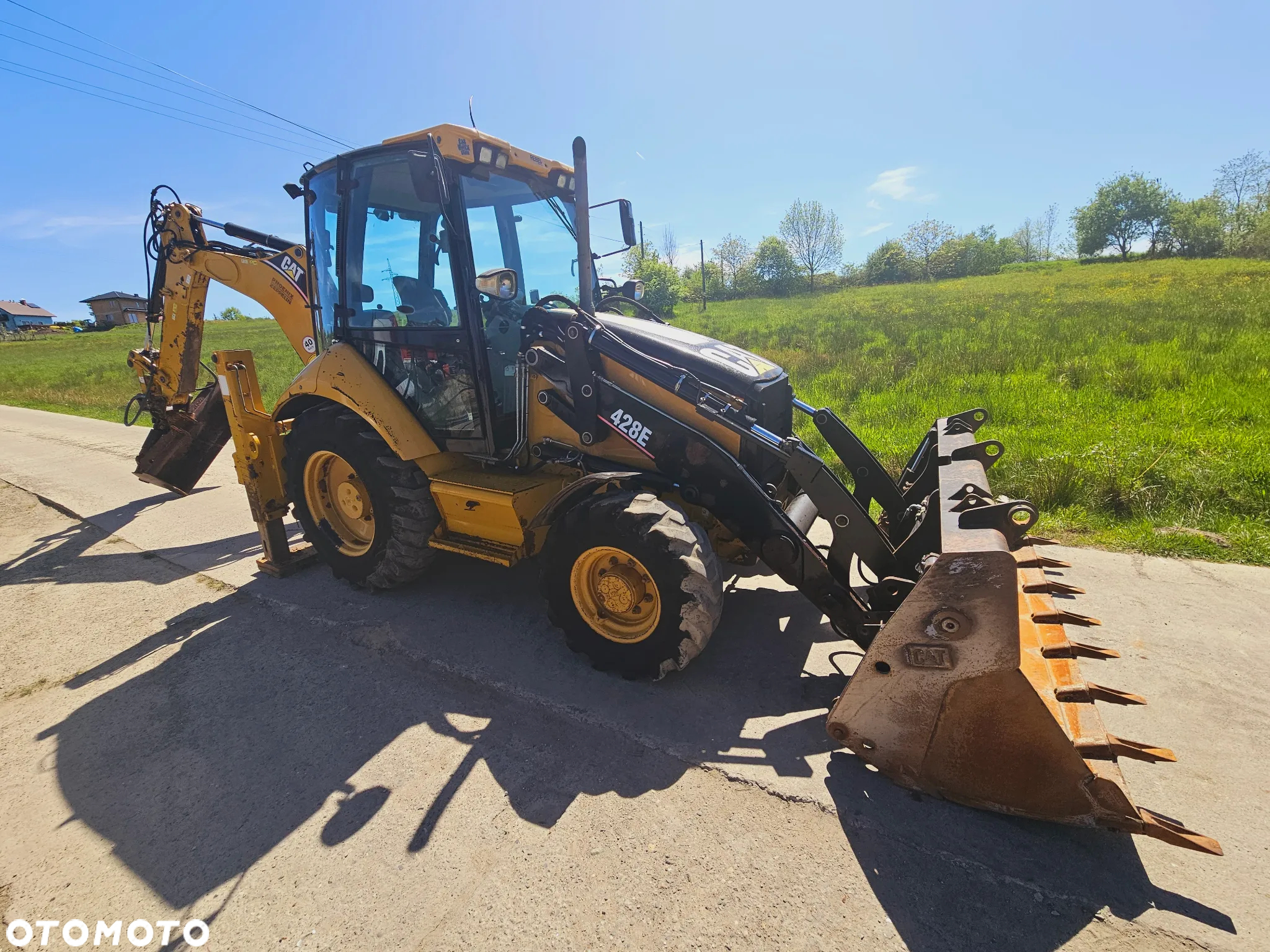 Caterpillar CAT 428E* KOPARKO ŁADOWARKA CATERPILLAR 428E* ŁYŻKA SKARPOWA HYDRAULICZNA* ZAMIANA* SKUP* FINANSOWANIE* LEASING** - 7