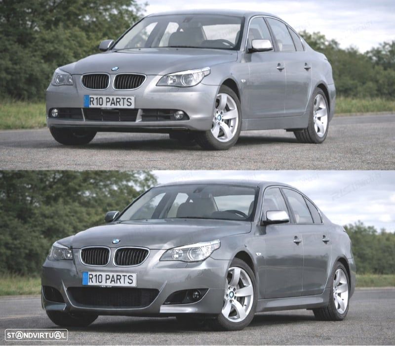 PÁRA-CHOQUES FRONTAL BMW E60 E61 07-10 LOOK M5 PDC SRA - 2
