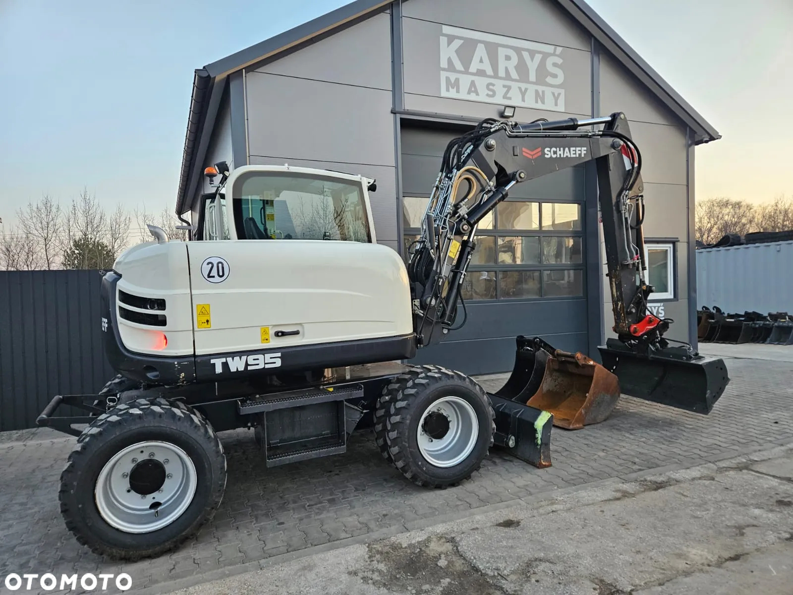 Terex KOPARKA KOŁOWA SCHAEFF TW95 TW 95 110 85  TEREX YANMAR 2019R 5000 MTG - 2