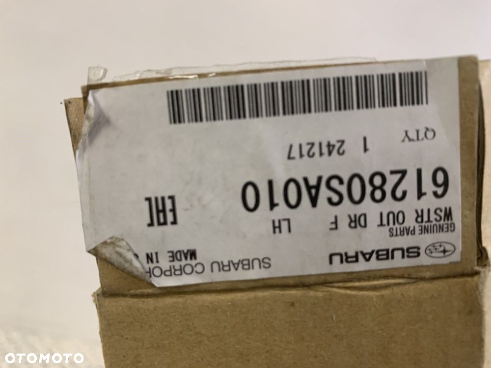 NOWA ORYGINALNA LISTWA USZCZELKA ZGARNIAJĄCA DRZWI LEWYCH PRZEDNICH SUBARU FORESTER 02-08 61280SA010 - 4