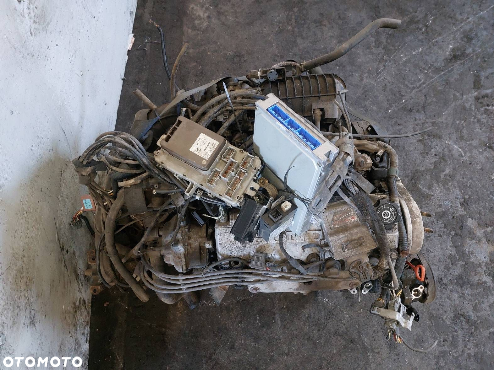 SILNIK BENZYNOWY + KOMPLETNY OSPRZĘT + SKRZYNIA CIVIC VI 1.4 16V D14A7 - 4