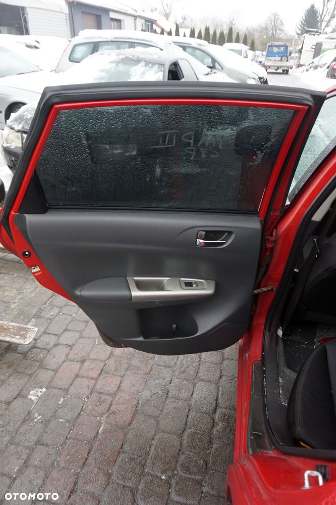 DRZWI TYLNE LEWE IMPREZA III GH 5D HB C7P  CZERWONY SUBARU 2007-2011 - 5